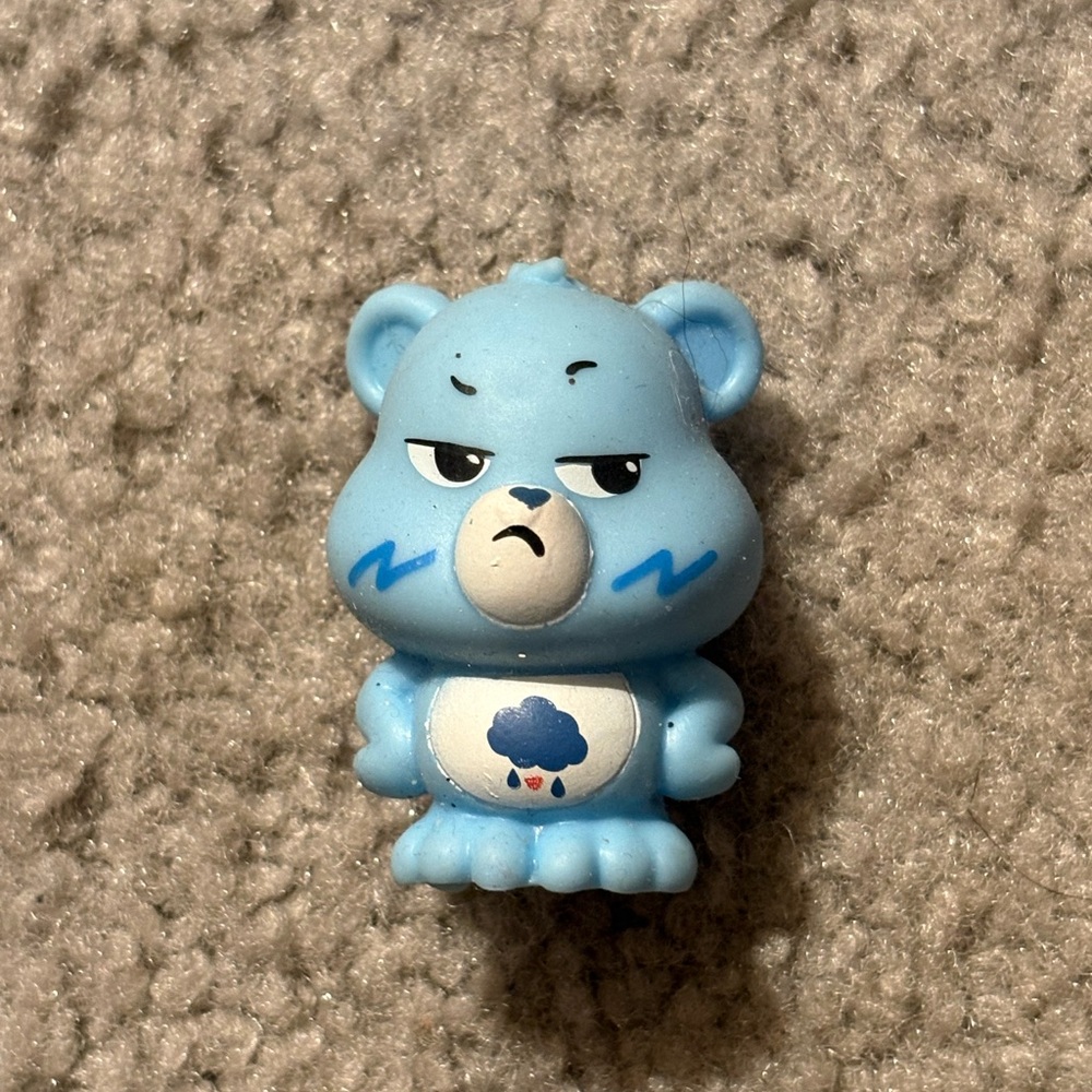 NWOT blue care bear squishy toy